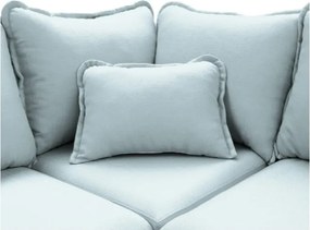 Светлосин ъглов диван (ляв ъгъл) Beata - Ropez