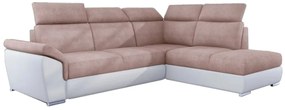 Ъглов разтегателен диван LOLA, 260x102x210, omega 91/soft 17, десен ъгъл