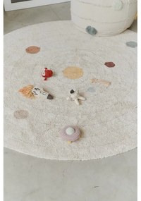 Бежово памучно детско килимче за игра ø150 cm Solar System – Lorena Canals