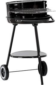 Кръгла скара на колелца 58 x 44 x 72 cm