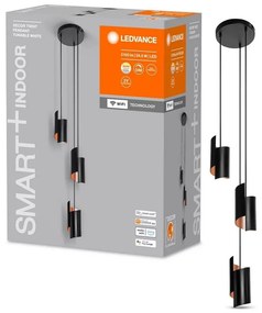 Ledvance - LED Димируем пендел SMART+ DECOR 3xLED/8W/230V черен Wi-Fi