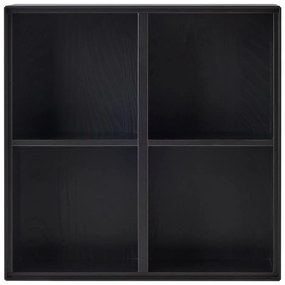 Черен стенен шкаф за книги 68x68 cm Edge by Hammel - Hammel Furniture