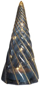 Черна светлинна декорация на батерии ø 9,5 cm Vilma Tree – Sirius