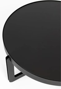 Черна кръгла масичка за кафе Centre – Zuiver