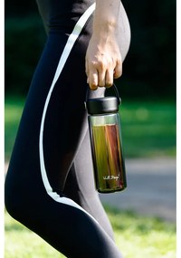 Черна стъклена бутилка 350 ml Fuori – Vialli Design