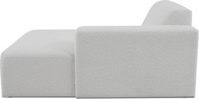 Бял модулен диван от букле (десен ъгъл) Roxy – Scandic