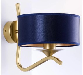 Jupiter 2115 - Настенна лампа KASZMIR 1xE27/15W/230V синя/златна
