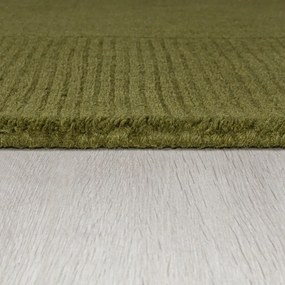 Зелен вълнен килим 160x230 cm - Flair Rugs