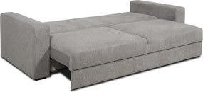 Сив разтегателен диван 238 см Resmo - Scandic