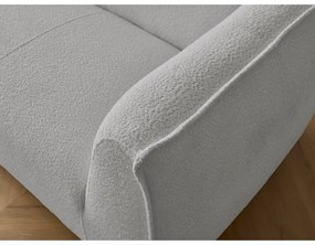 Светлосив диван от прежда с примки от букле 242 cm Giorgia – Bobochic Paris