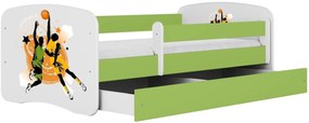 Детско легло Babydreams Cartoon-Prasino-140 x 70-Basketball
