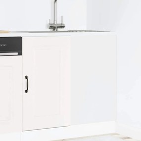 854318 vidaXL Кухненски шкаф, "Kalmar", бял, инженерно дърво