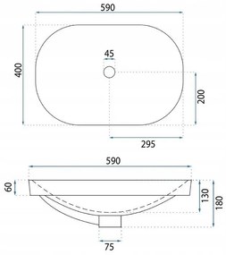 Умивалник за плот BASARO TERRA