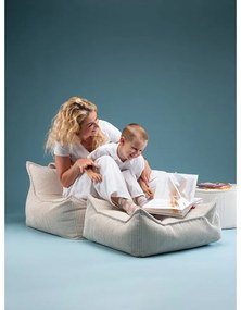 Кремав детски пуф от рипсено кадифе Chair – Wigiwama