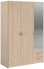 Гардероб Dorm 3-врати с огледало-Fusiko