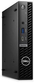 Настолен компютър Dell OptiPlex 7020 MFF, Intel Core i5-14500T vPro (24MB cache, 14 cores, up to 4.8 GHz Turbo), 1 X 8GB DDR5, 5600, 512GB SSD PCIe M.2, Integrated Graphics, Wi-Fi 6E, Bulgarian Keyboard&Mouse, W11Pro, 3Y PS