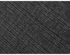 Черен шенилов ъглов диван (ляв ъгъл) Leonore – Bobochic Paris