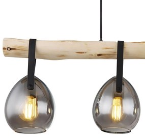 Плафон APP1775-4CP WOOD GREY