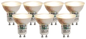 Комплект от 7 GU10 димируеми LED крушки 7W 500lm 2700K