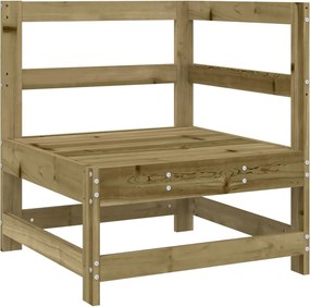 825477 vidaXL Градински ъглов диван, импрегниран бор