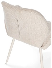 Бежови тапицирани трапезни столове в комплект 2 бр. Ansu – Marckeric