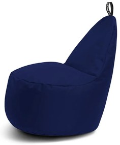 Тъмносин пуф Lull L – So Soft?