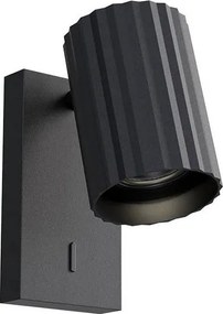 Redo 01-2549 - Настенно точково осветително тяло DELPHI 1xGU10/7W/230V черно