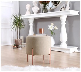 Бежова табуретка Copper – Artie