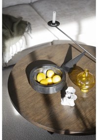 Тъмнокафява кръгла масичка за кафе от декор от дъб ø 110 cm Boxford – Rowico