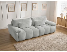 Светлосив шенилов диван 264 cm Ivane – Bobochic Paris