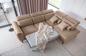 Ъглов диван Vuelta-Кафяв-ляв