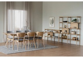 Сиви трапезни столове в комплект от 2 броя Kato - Rowico