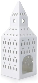 Керамичен свещник за чаена свещ Urbania Lighthouse Church Tower – Kähler Design