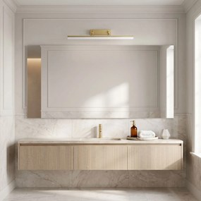 LED аплик за баня APP1876-1W 60cm BRUSH GOLD