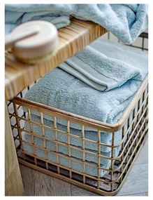 Светлосиня кърпа от органичен памук от тери 50x100 cm Comfort – Södahl