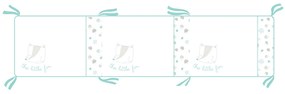 KIKKA BOO Бебешки обиколник с вата и връзки 210 см. LITTLE FOX