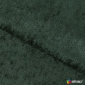 Зелен разтегателен ъглов диван с място за съхранение от букле (ляв ъгъл L форма) Ferucce – ELTAP