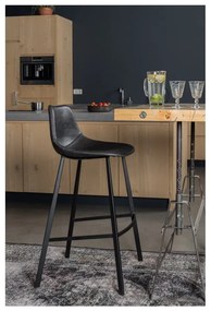 Комплект от 2 кафяви бар столове, височина 106 cm Franky - Dutchbone