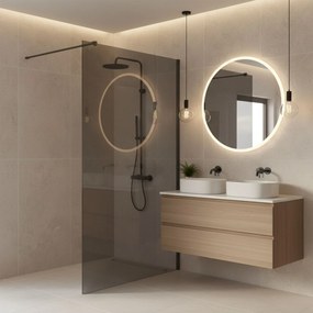 Параван за душ Rea Flexi Grey / Titan 80
