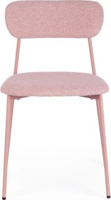 Розов тапициран трапезен стол Inka – Yes Everyday