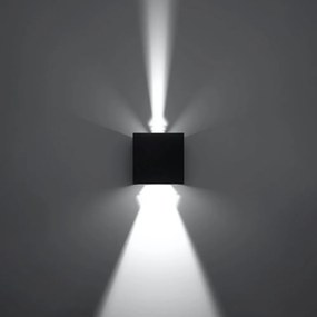 Черна LED стенна лампа Pinio – Nice Lamps