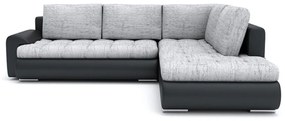 Ъглов разтегателен диван TONIO V, 230x75x200, lawa 09/soft 11, дясно