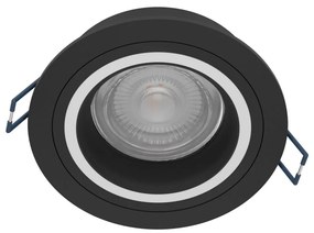 Eglo 900764 - LED RGBW Димируема лампа за вграждане CAROSSO-Z 4,7W/230V черен
