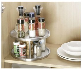 Органайзер от неръждаема стомана Wenko Turn Duo, ø 26,5 cm