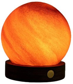 Тъмнокафява светлинна декорация с USB ø 8 cm Sand Storm – Gingko