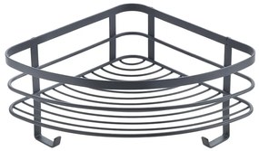 Черен стенен ъглов рафт за баня Origin - Metaltex