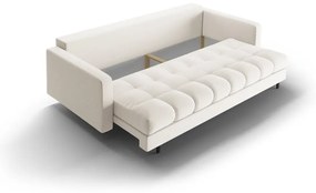 Кремав разтегателен диван с място за съхранение 222 cm Bali – Cosmopolitan Design