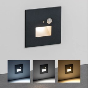 LED стълбищно осветително тяло със сензор за движение LED/1,5W/230V 3000/4000/6000K антрацит