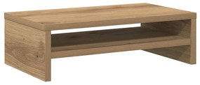 855797 vidaXL Стойка за монитор, дъб артизан, 42x24x13 см, инженерно дърво