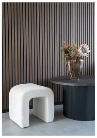 Бяла табуретка от букле Colma – House Nordic